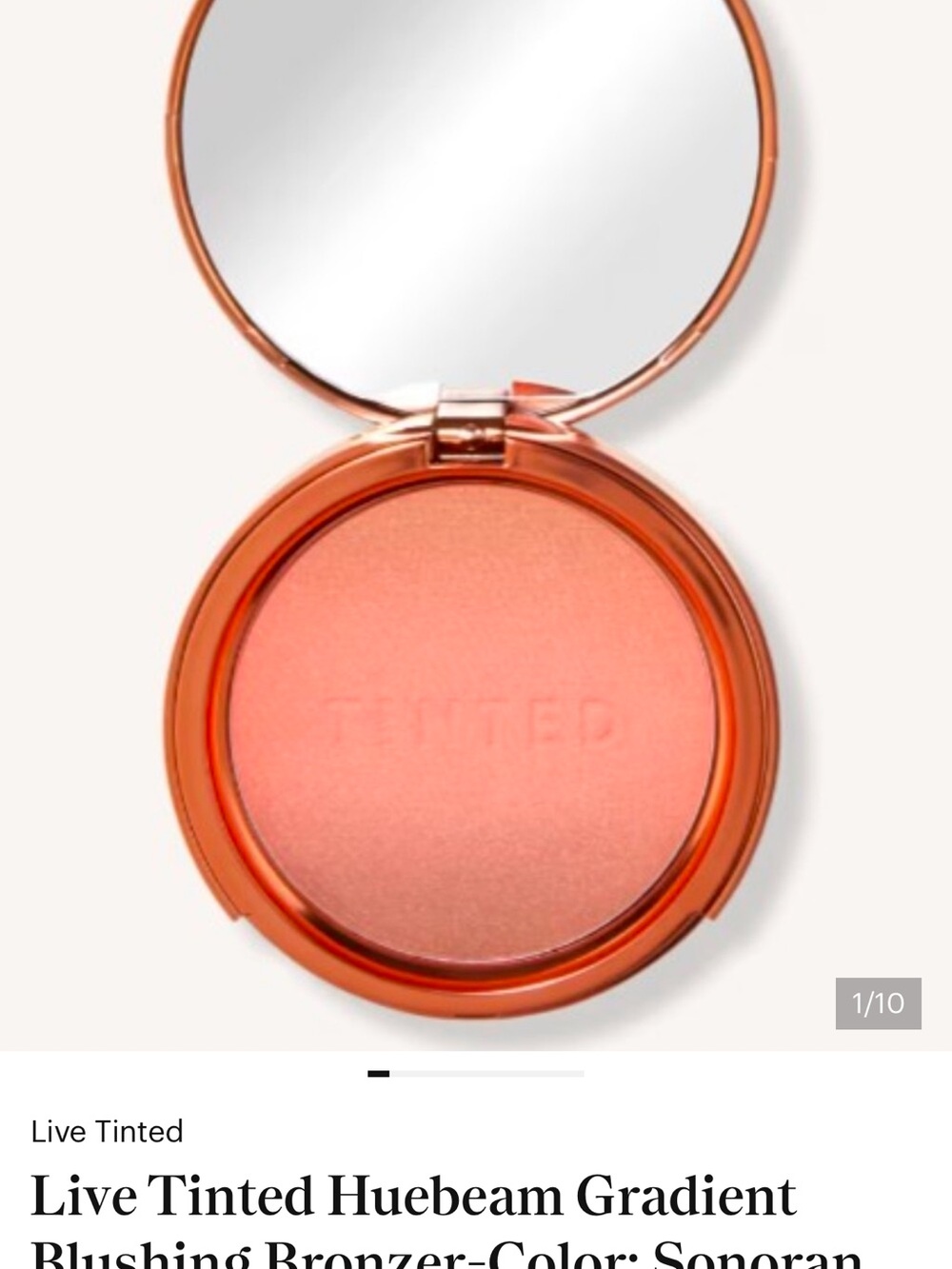 Live Tinted Bronzer & Contour Compact - Peachy Bronze - Picture 7 of 7